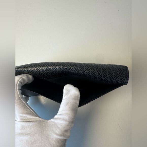 Fendi Black Embossed Leather Long Continental Wallet COA - Picture 13 of 15